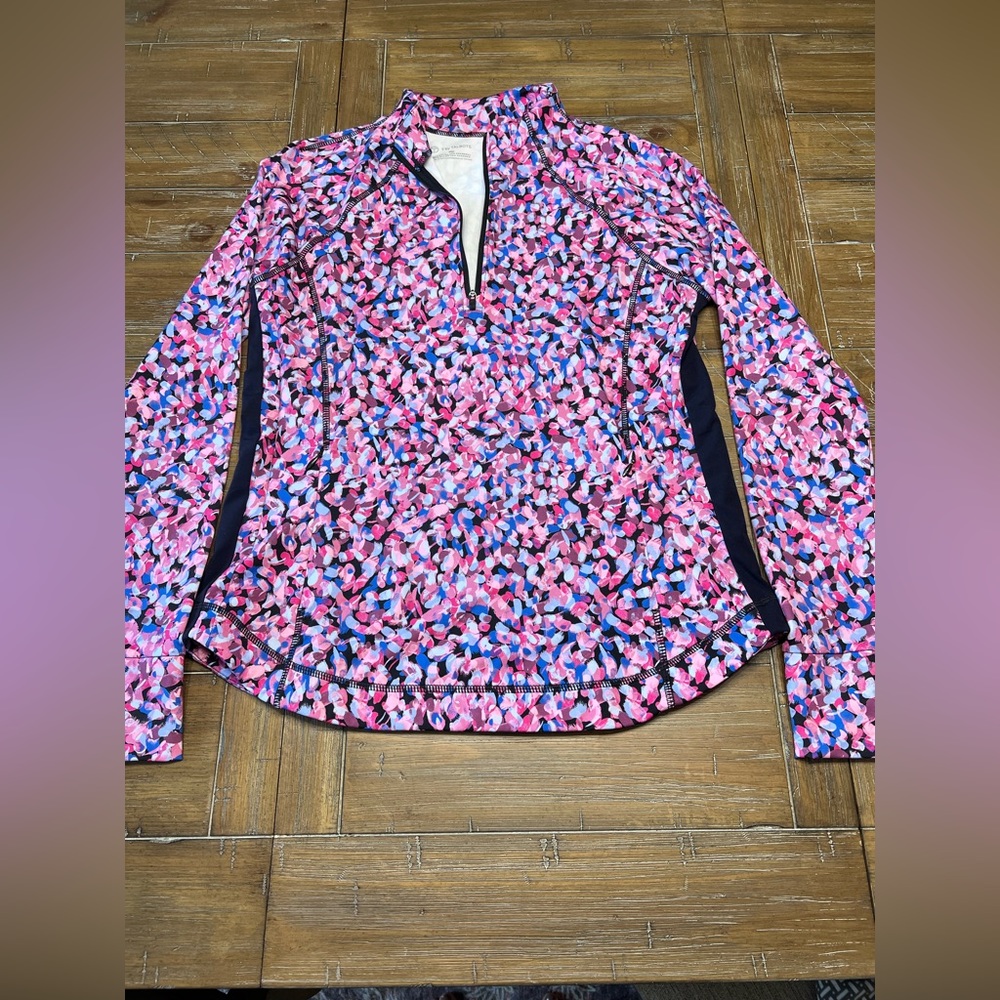 T by Talbots MP PERFORMANCE INTERLOCK HALF-ZIP PULLOVER